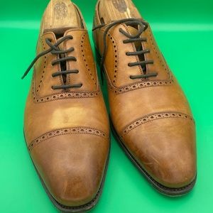 Carmina Men’s Oxfords size 7 UK light brown